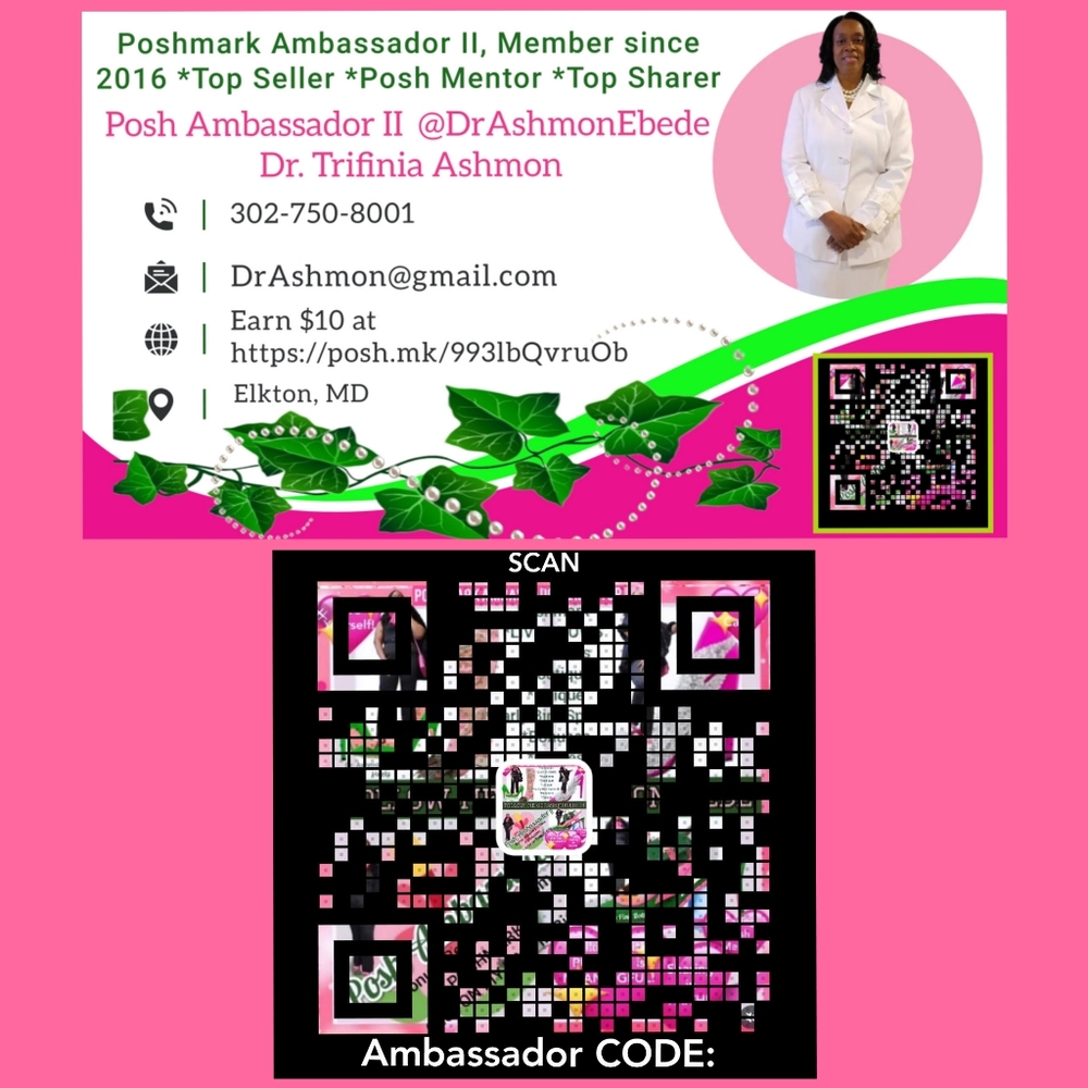 💕Custom QR Code & Business Card I Exposing Business I Poshmark Closet/Boutique